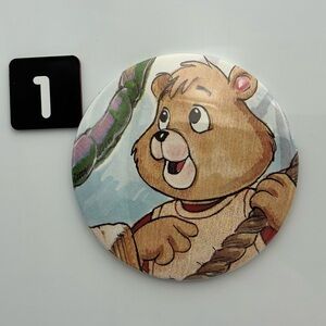 Lot Of 3 Teddy Ruxpin 3 Inch Fridge Magnets. From Old Teddy Ruxpin Book